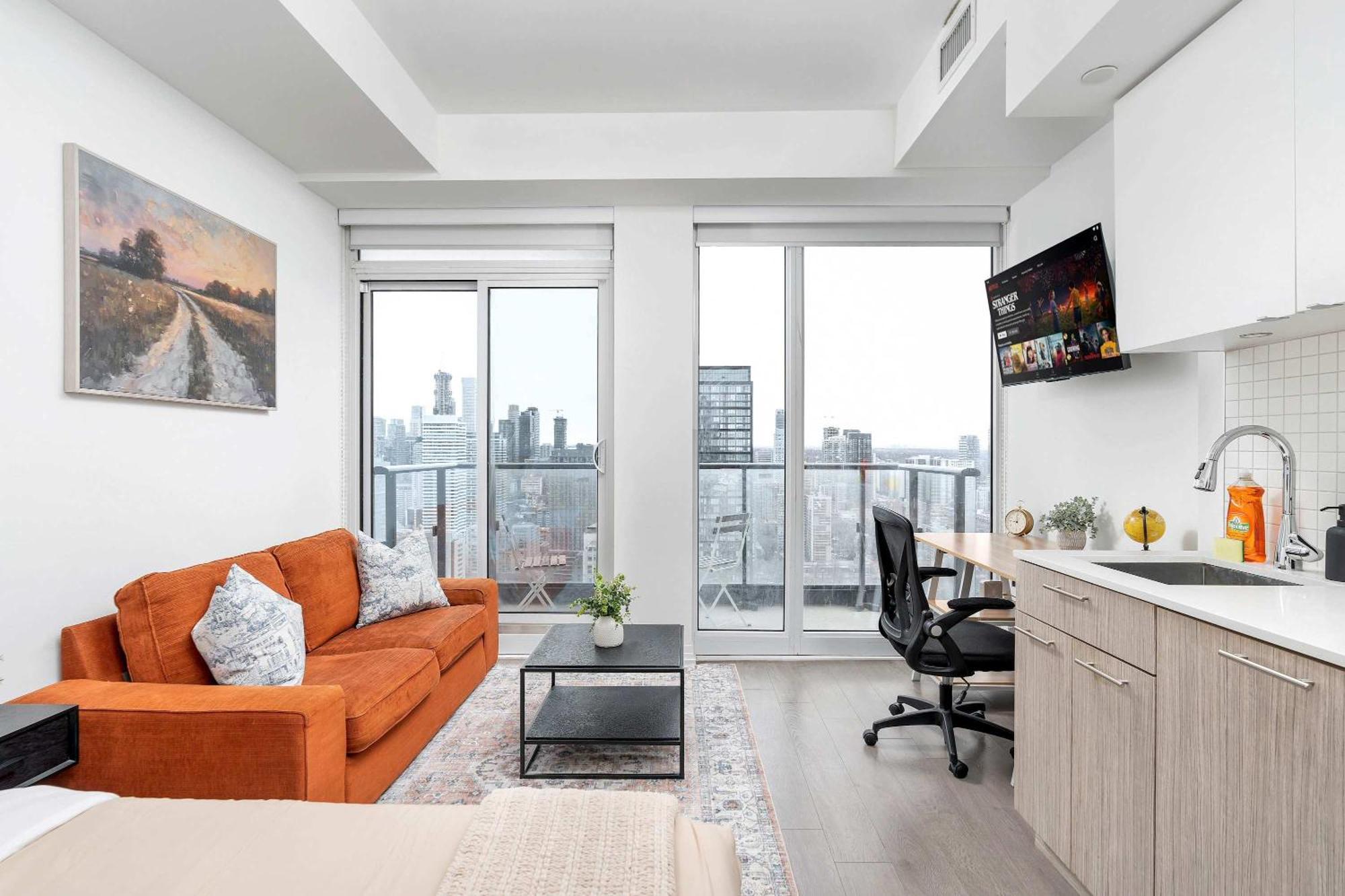 Sunset View Studio By Eaton Centre โตรอนโต ภายนอก รูปภาพ